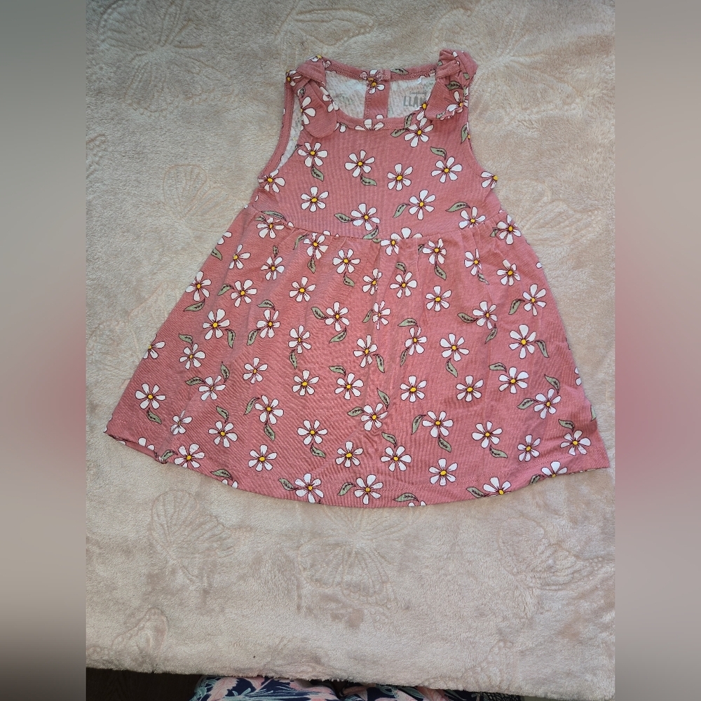 Laughing Llama Set Of 2 Floral Sleeveless Dress Size 9months